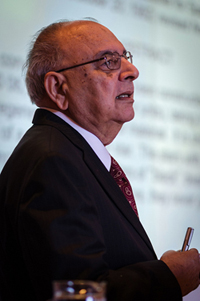 Dr. Kumar presenting at the Ringberg 2012 Conference